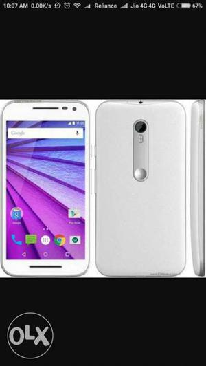 Moto g3 is mint condition not a single problem in