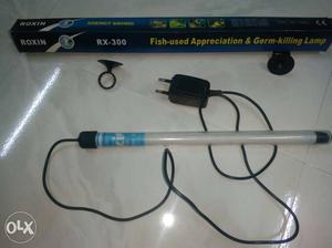 Under water germ killing lamp for aquarium