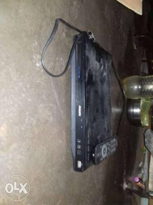 Black Digital TV Box With Remote