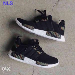 Black-and-white Adidas NMD