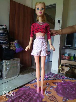 Blonde Hair Barbie Doll 3 feet hight new