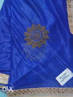 Blue And Black Floral Traditional Dress Screenshot