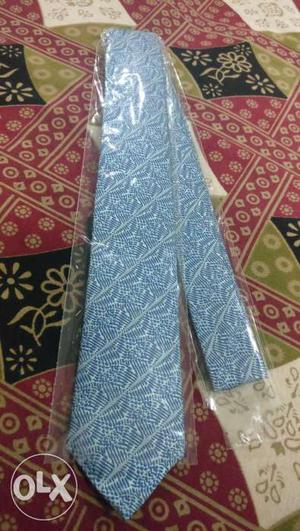Blue Floral Necktie