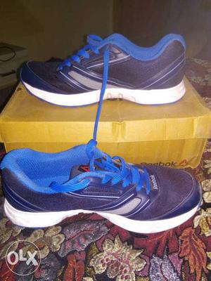 Blue Reebok Athletic Shoes With Box