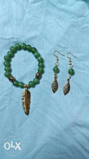 Bracelet with matching earring
