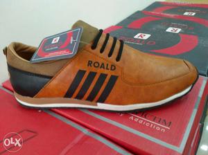 Brown Leather Roald Slip-on Sneaker