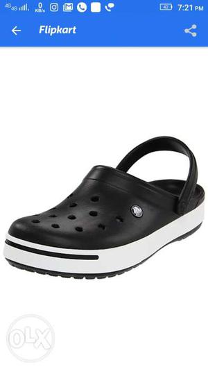 Crocs Black new(bought condition)size 10