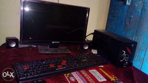 Desktop (monitor., ups, cpu, printer(only