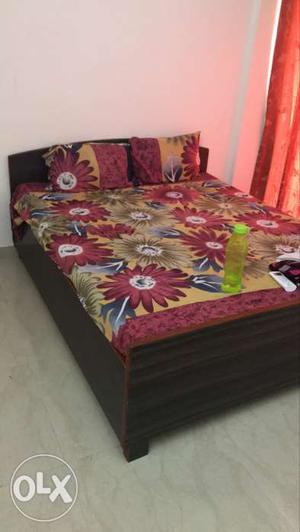 Double Bed (5" by 6"), mattress (bought a month ago
