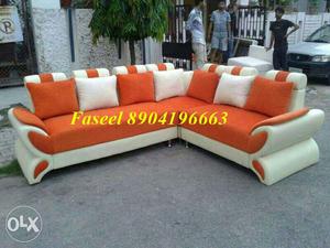 FD1 corner design sofa set latest with 3 year warranty