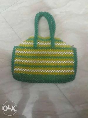 Hand made pearl handbag specially made,call on