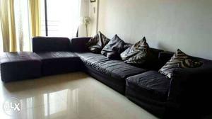 L shaped sofa set on excellent condition