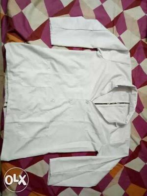 Lab coat for school or college chemistry practicals.
