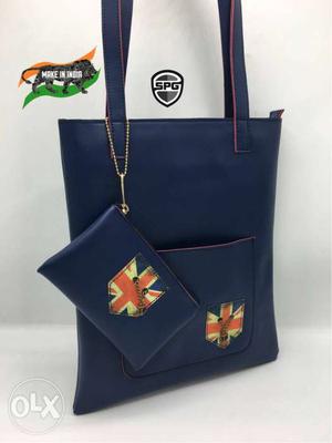 *Material Totes With Pouch Combo* *550 Rs *Size*