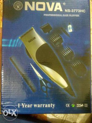 Nova hair trimmer, never used, with all the