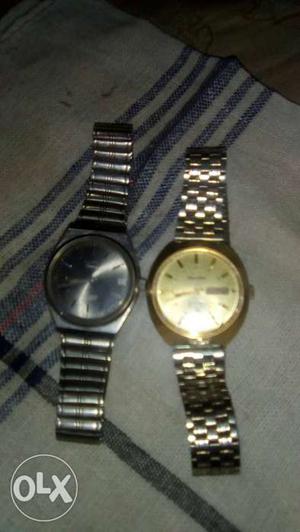 Old is gold two Hmt watch fully fresh condition