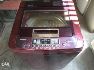 Red Top-load Washer