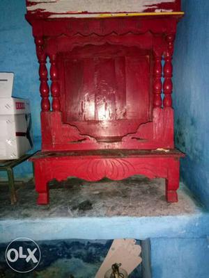 Red Wooden Altar