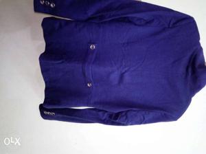 Women blue jacket