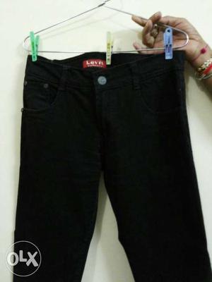 Zed Black Jeans (waist-32 length-41)