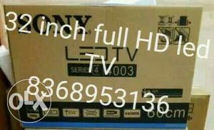 32" Sony LED TV Box