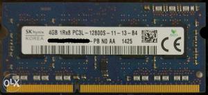 4GB MHz 1.35V DDR3L Laptop RAM