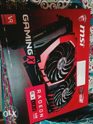AMD RX 480 graphics card in mint condition (8gb) msi gaming