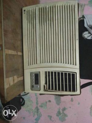 Beige LG Window-type Air Conditioner