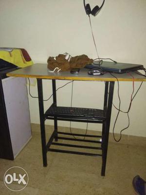 Black Laptop Computer With Mouse