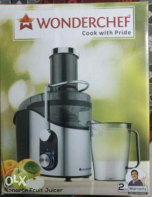 Brand New Wonderchef Monarch Fruit Juicer with 2 yrs.