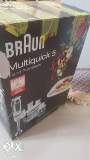 Braun multiquick 5. fully functional with box.