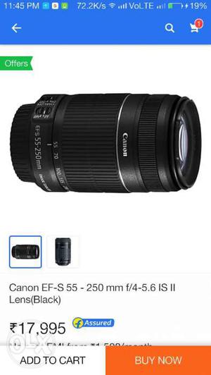 Canon lens is ii mm 2 year warranty bill