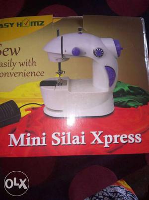 Mini Silai Xpress Electric Sewing Machine Box
