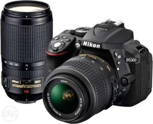 Nikon D DSLR Camera Body with Dual Lens: AF-P