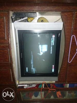 Panasonic Grey Flat Screen TV in a good condition