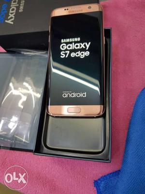 Samsung s7 edge rose gold colour 100%new phone