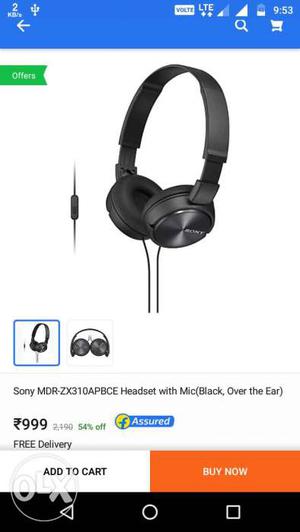 Sony MDR ZX310-AP Headphones With mic