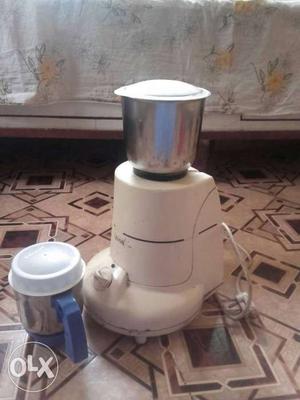 White And Grey Mixer Grinder