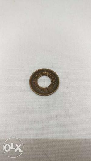 1 pice(Anna) British India coin from , this