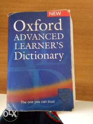 A big English Oxford dictionary in good condition.