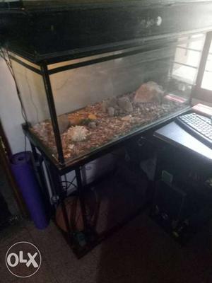 Aquarium with stand for sale, Rs /- only