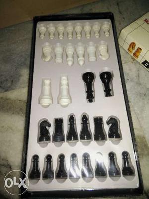Black And White Chess fully new price is negotiable