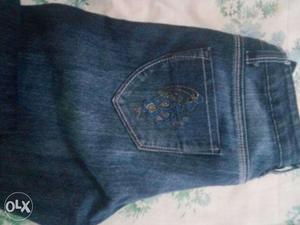 Blue denim jeans- women