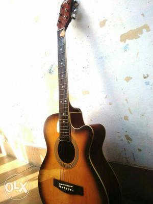 Brown And Beige imported Guitar for sale _it's urgent