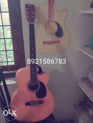 Brown And Black Dreadnought Acoustic Guitar