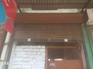 Brown And Black Roller Shutter