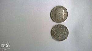 Decade old Indo-British One Rupee Coin of King