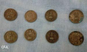 Eight Copper Commemorative Coin Collection