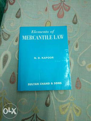 Elements of Mercantile law by N.D. Kapoor Edition