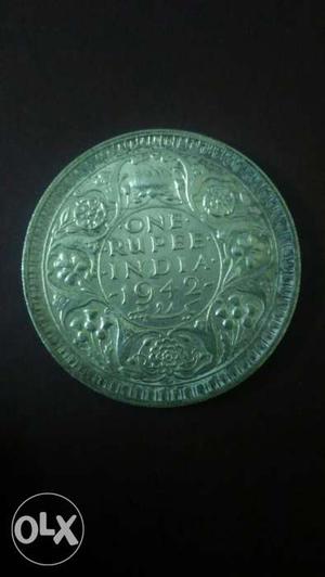 George 6 silver coin 1 rs for sale